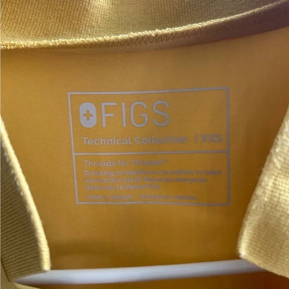 FIGS Uniform scrub top and bottom Set XXS. - Picture 3 of 6